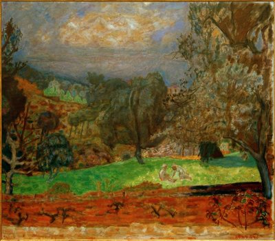 Paesaggio al tramonto (Le Cannet) da Pierre Bonnard