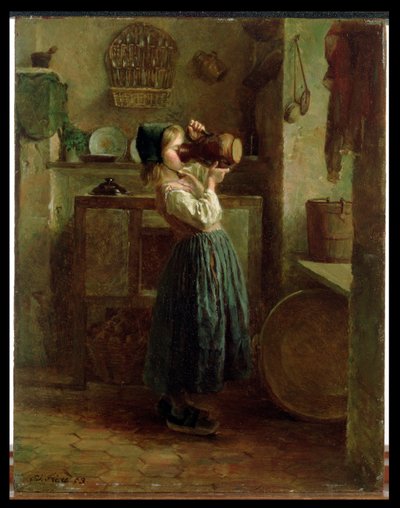 Si serve da sola, 1859 da Pierre Edouard Frere