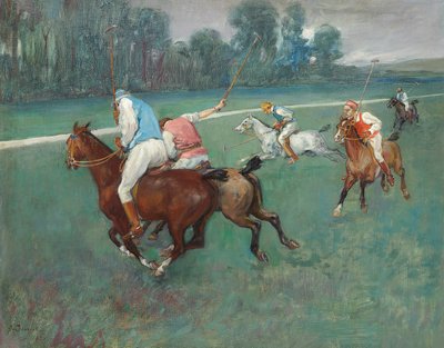 Giocatori di polo da Pierre Georges Jeanniot