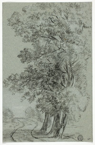 Strada oltre gli alberi da Pieter Gaal