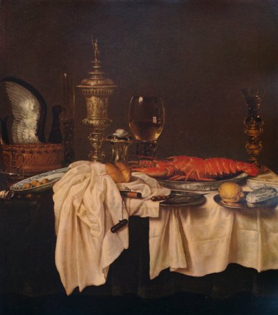 Natura morta, c1640, 1938 da Pieter de Ring