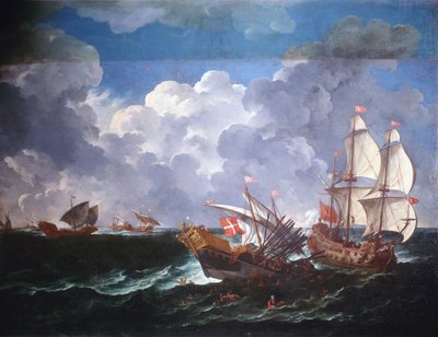 Nave da guerra da Pieter the Younger Mulier