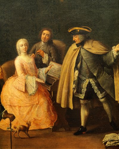 Il maestro di musica da Pietro Longhi