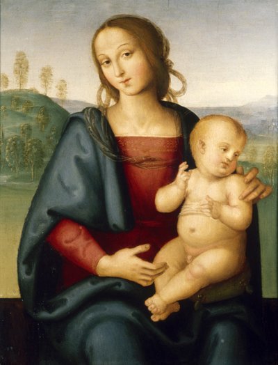 Madonna col Bambino, c.1520 da Pietro Perugino