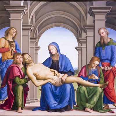 Pietà da Pietro Perugino