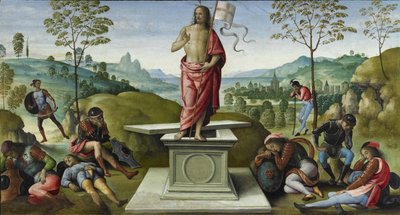 La Resurrezione, 1496-1500 da Pietro Perugino