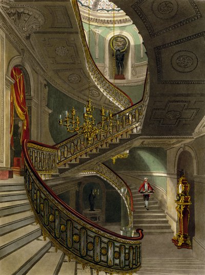 La grande scalinata, Carlton House da R.G. Reeve