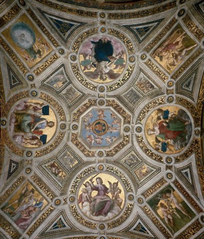 Soffitto nella Stanza della Segnatura da Raphael