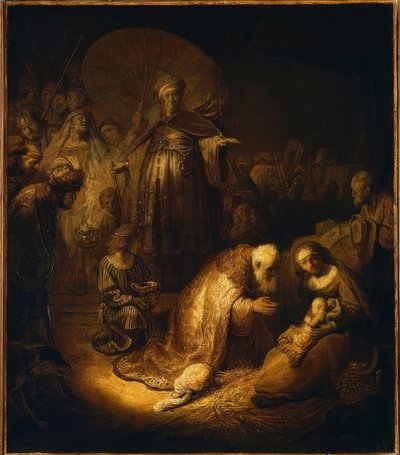 Adorazione dei Magi da Rembrandt van Rijn