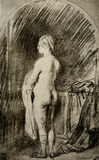 Nudo femminile da Rembrandt van Rijn