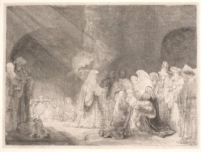 La presentazione al tempio da Rembrandt van Rijn