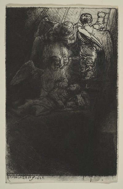 La scala di Giacobbe da Rembrandt van Rijn