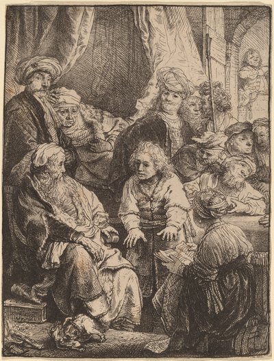 Giuseppe che Racconta i Suoi Sogni da Rembrandt van Rijn