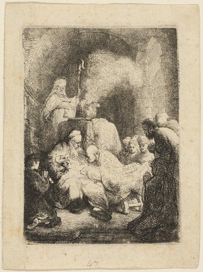 La Circoncisione: Piccola Tavola da Rembrandt van Rijn