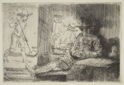 Il giocatore di golf da Rembrandt van Rijn