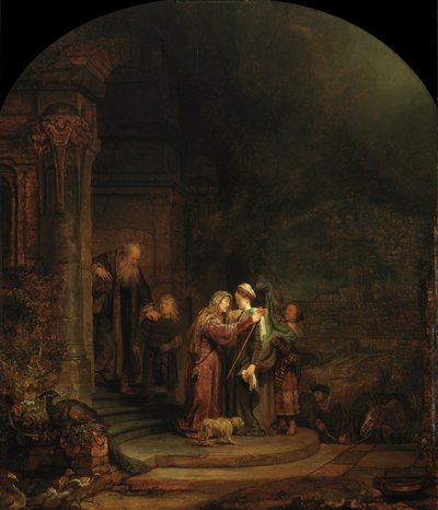 La Visitazione, 1640 da Rembrandt van Rijn