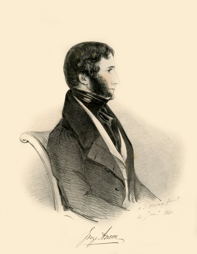 George Anson, 1840 da Richard James Lane