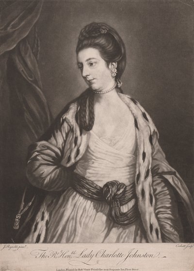 Onorevole Lady Charlotte Johnston da Richard Purcell