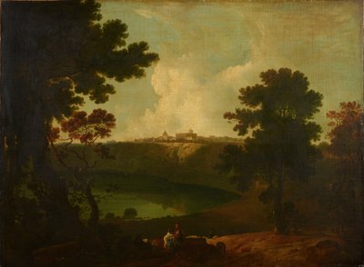 Lago Albano e Castel Gandolfo, 1800 da Richard Wilson