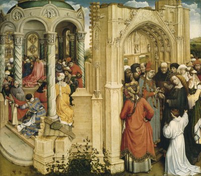 Il matrimonio di Maria e Giuseppe, c. 1420 da Robert Campin