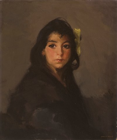 La ragazza zingara, 1912 da Robert Cozad Henri