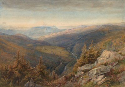 Vista di montagna, 1863-67 da Robert J. Pattison