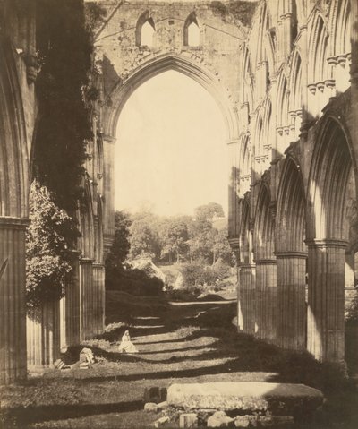 Abbazia di Rievaulx, 1854 da Roger Fenton