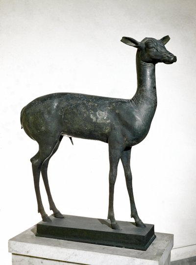 Cervo (scultura in bronzo) da Roman