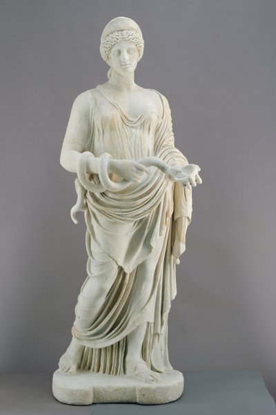 Igea, c.170 d.C. (marmo) da Roman