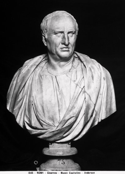 Busto di Marco Tullio Cicerone da Roman Roman