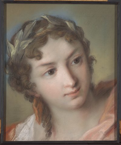 Una musa da Rosalba Carriera (attributed to)