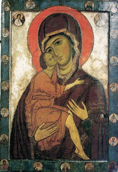 La Vergine di Belozersk da Russian icon.