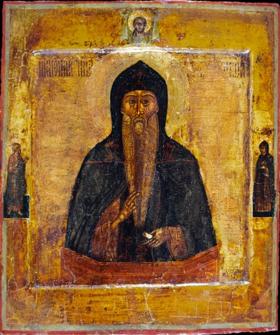 Venerabile Nikita Stilita di Pereyaslavl da Russian icon.