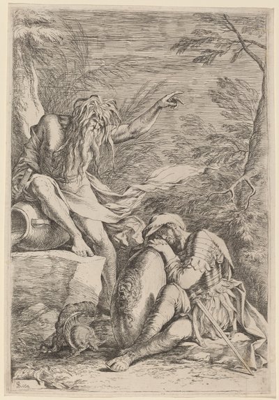 Il sogno di Enea da Salvator Rosa