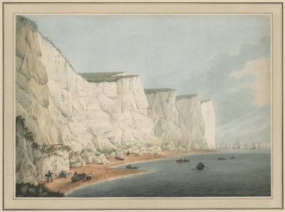 La Flotta al Largo della Costa, Beachy Head da Samuel Atkins