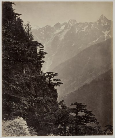 Senza titolo [collina e montagne], c. 1865 da Samuel Bourne