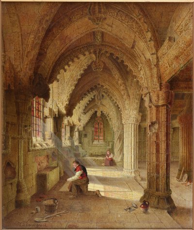 Cappella di Rosslyn, c.1852 da Samuel Dukinfield Swarbreck