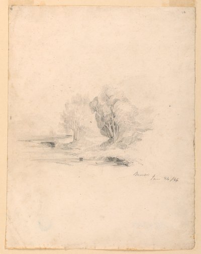 Ruscello e Alberi da Samuel Finley Breese Morse