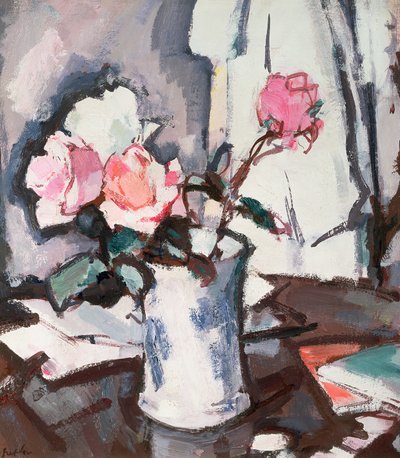 Rose rosa da Samuel John Peploe