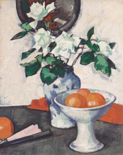 Rose bianche, c.1924 da Samuel John Peploe