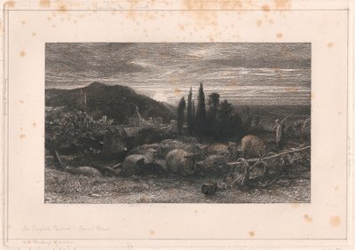 La Luna Nascente da Samuel Palmer