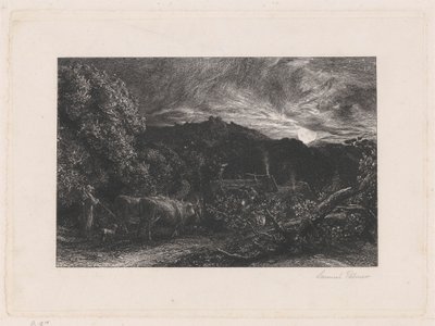 Il contadino stanco da Samuel Palmer