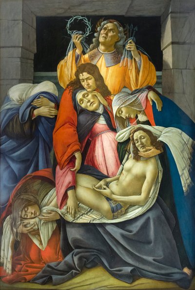 Il Cristo morto pianto da Sandro Botticelli