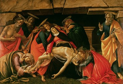 Compianto sul Cristo morto da Sandro Botticelli