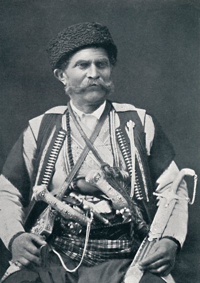 Un montenegrino, 1912 da Sebah