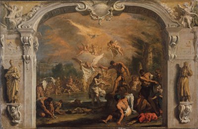 Il battesimo di Cristo da Sebastiano Ricci