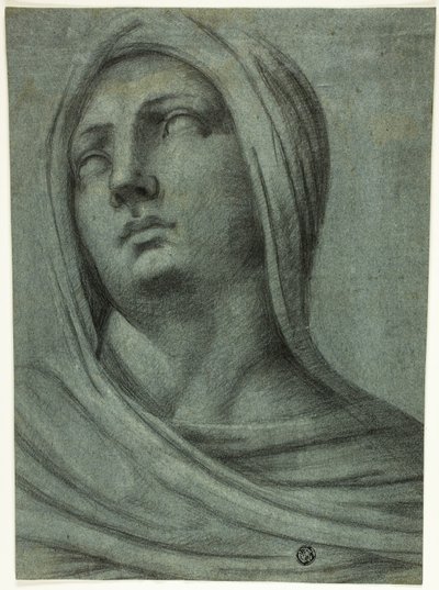 Testa e Spalle di Donna Velata da Sebastiano del Piombo