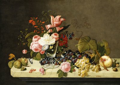 Fiori e frutta da Severin Roesen