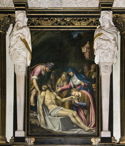 La deposizione, 1591 da Simone Veneziano Peterzano