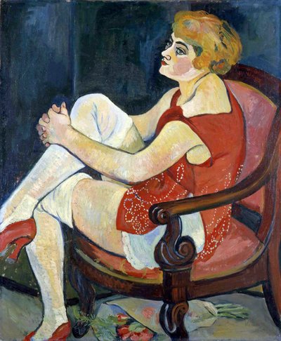 Donna con calze bianche, 1924 da Suzanne Valadon